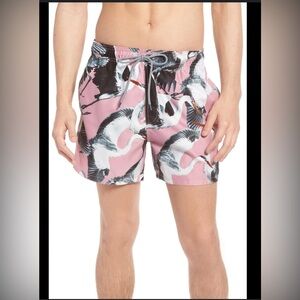 Ted Baker London Wingman Bird Print Swim Shorts size 6